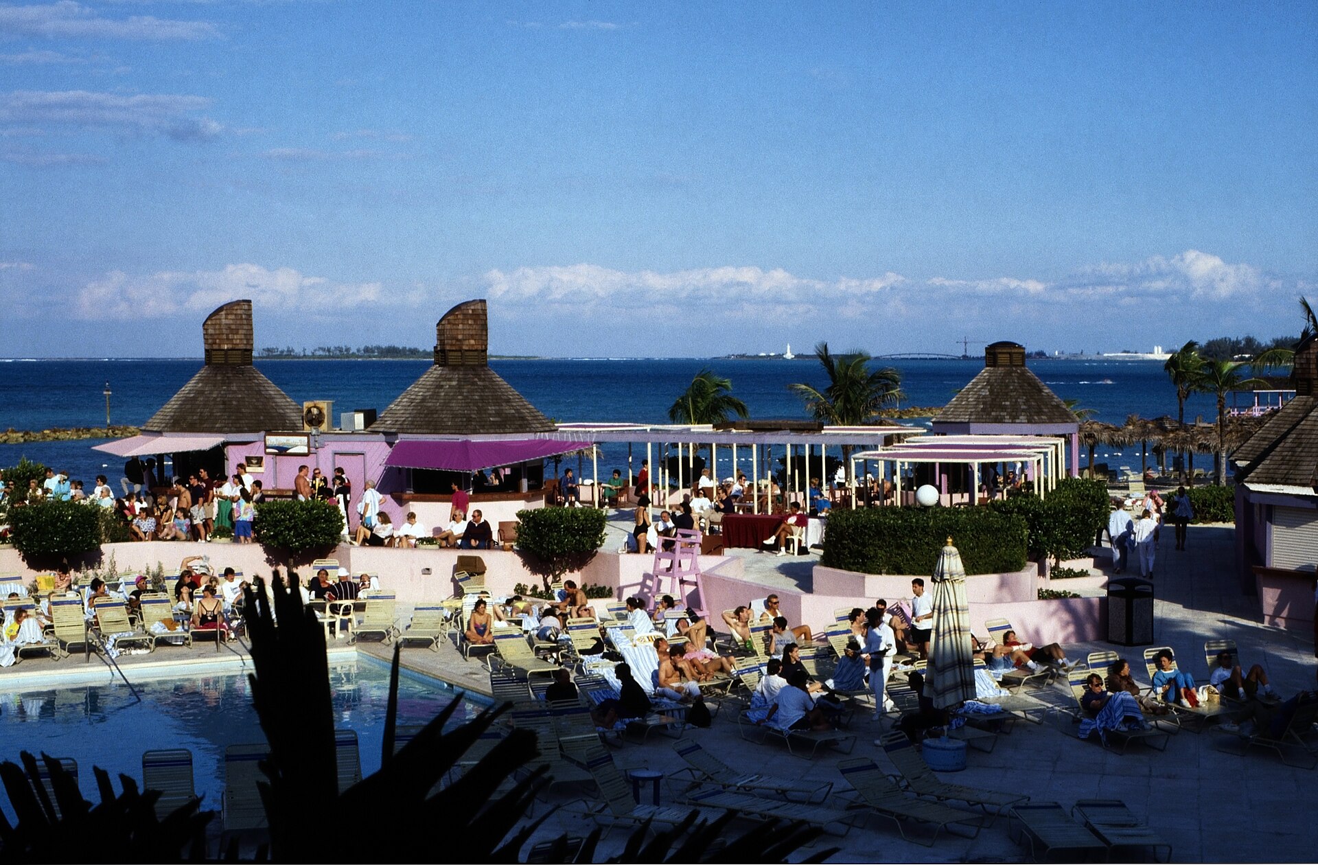 Cable Beach in New Providence, Bahamas, with white sand and turquoise water