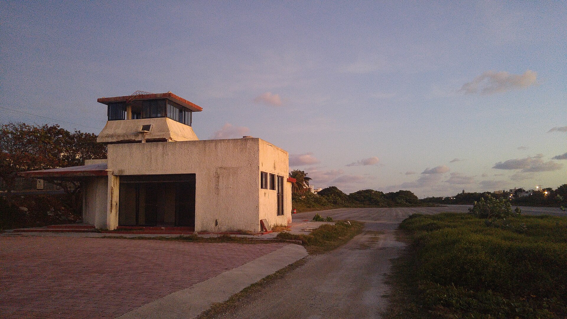 Small airstrip on Isla Mujeres
