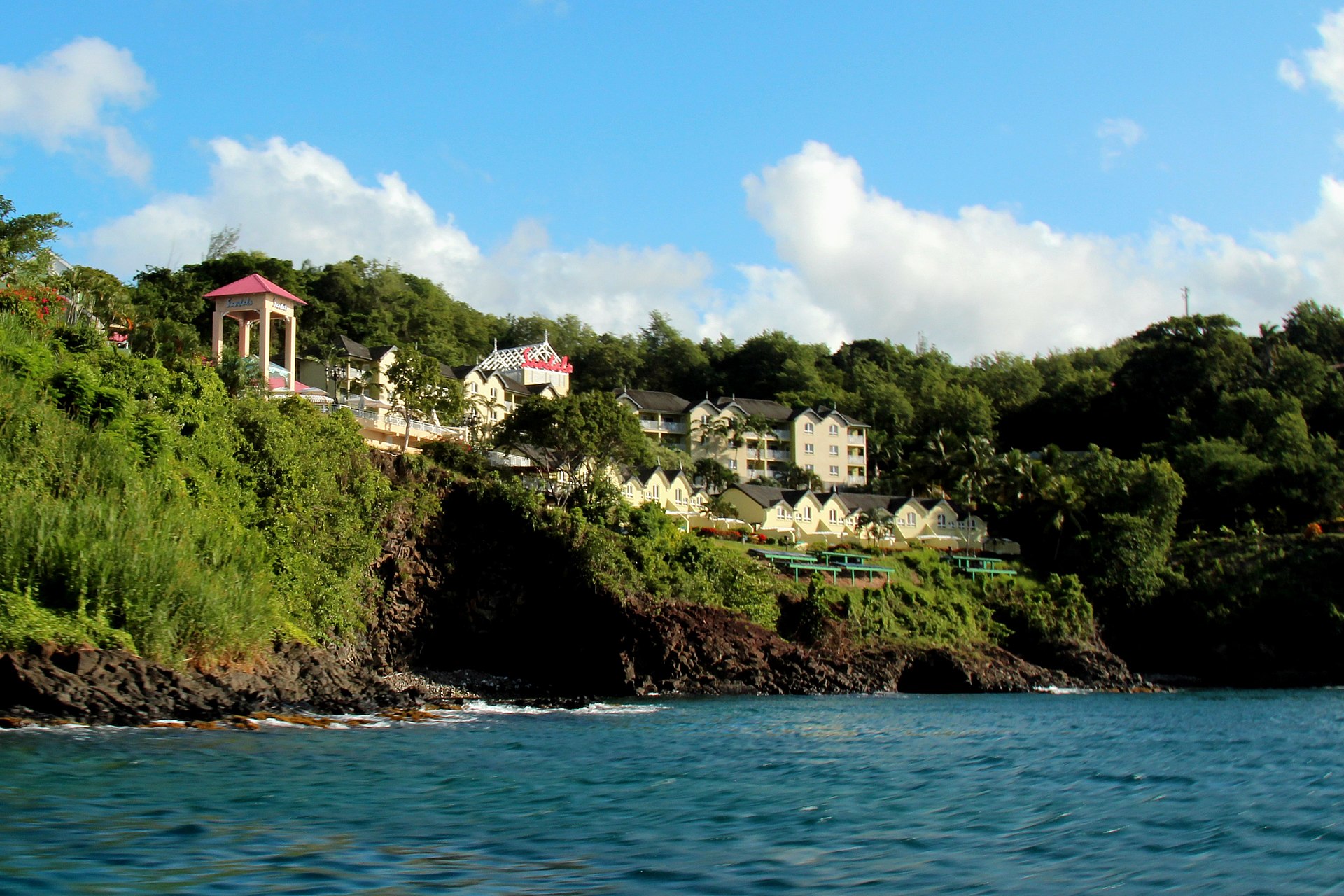 Sandals La Toc resort beach near Castries, St. Lucia